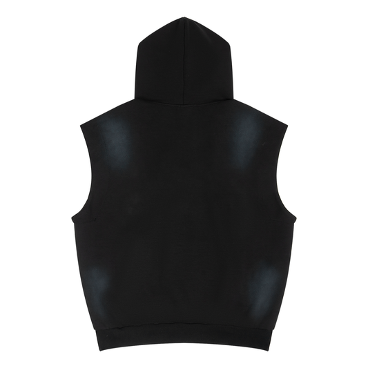 "T.I.G." Unisex Vintage Wash Sun Fade Sleeveless Hoodie