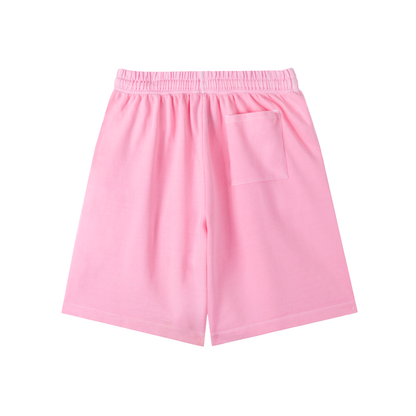 "T.I.G." Vintage Wash Cotton Shorts