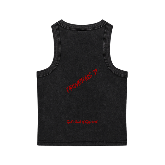 "The Path" Women's Snow Washed Tank Top