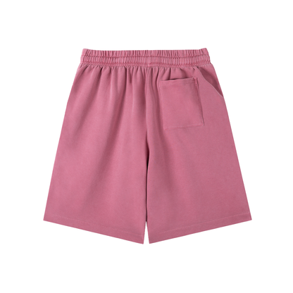 "T.I.G." Vintage Wash Cotton Shorts