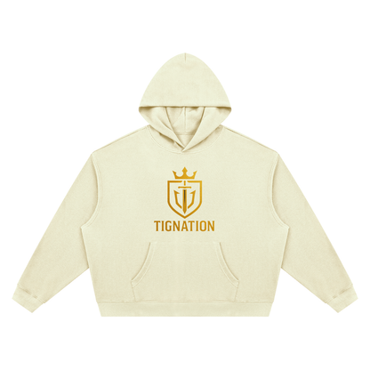 "T.I.G." Unisex Waffle Boxy Hoodie