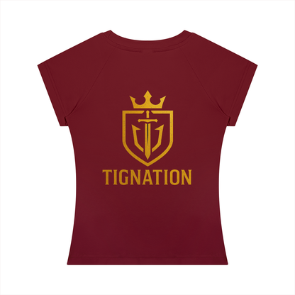 "Our House" Women’s Slim Raglan T-Shirt