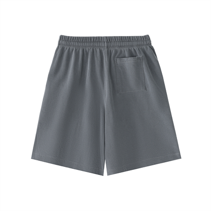 "T.I.G." Vintage Wash Cotton Shorts