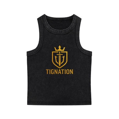 Women's "T.I.G." Snow Washed Tank Top