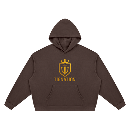"T.I.G." Unisex Waffle Boxy Hoodie