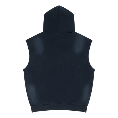 "T.I.G." Unisex Vintage Wash Sun Fade Sleeveless Hoodie