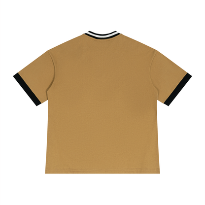 "T.I.G." Unisex Color Block V-Neck T-Shirt