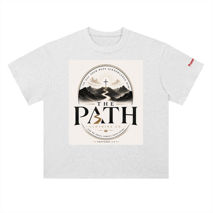"The Path" Heavyweight Drop Shoulder Cotton T-Shirt