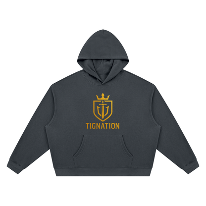"T.I.G." Unisex Waffle Boxy Hoodie