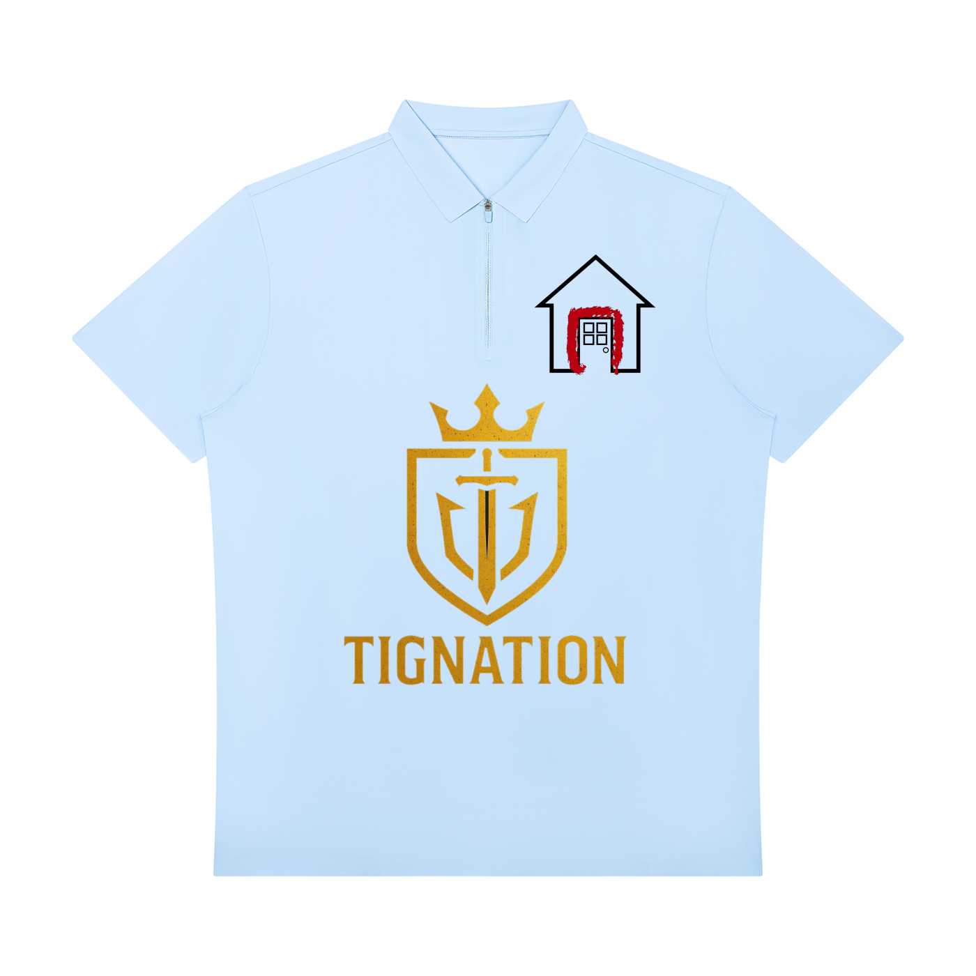 "T.I.G." Men's Quarter-Zip Performance Polo Shirt