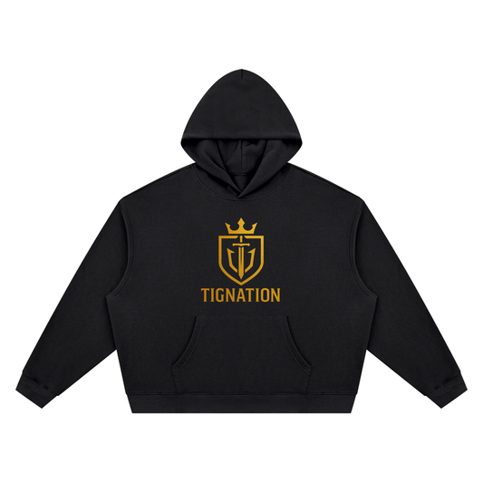 "T.I.G." Unisex Waffle Boxy Hoodie