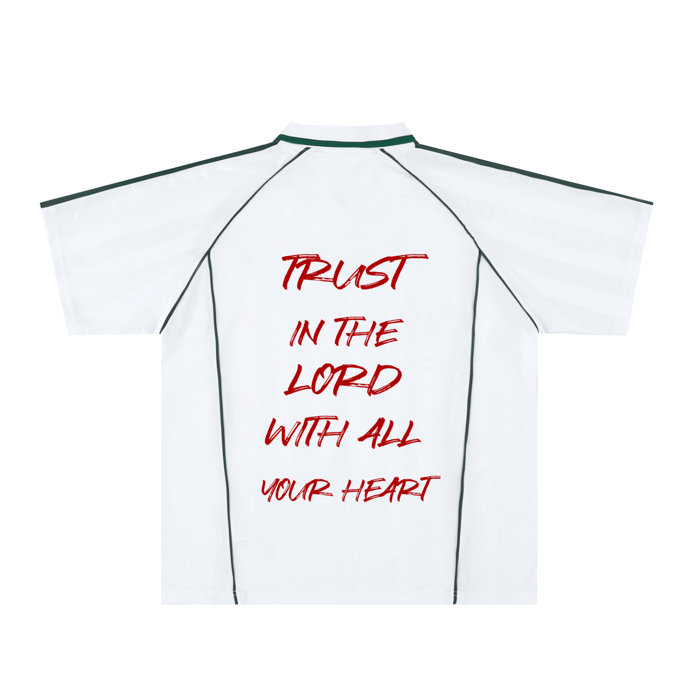 "T.I.G." Shadow Stripe Collared Soccer Jersey