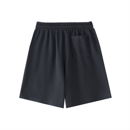"T.I.G." Vintage Wash Cotton Shorts