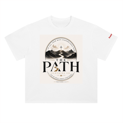 "The Path" Heavyweight Drop Shoulder Cotton T-Shirt