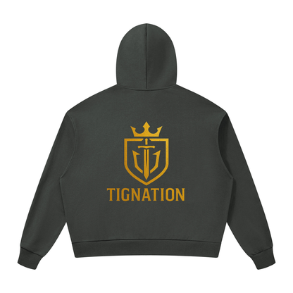 "The Door" Unisex Drop Shoulder Full Zip Hoodie
