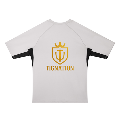 "It Is Finished" Men’s Color Block Raglan T-Shirt