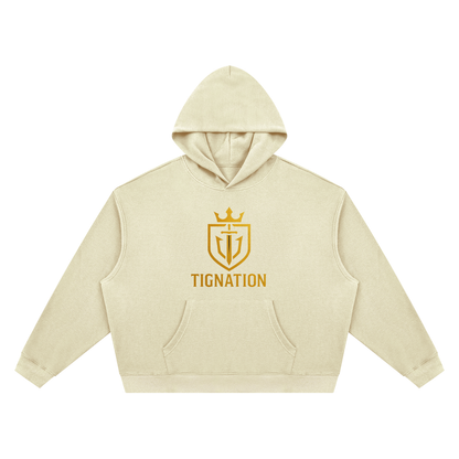 "T.I.G." Unisex Waffle Boxy Hoodie