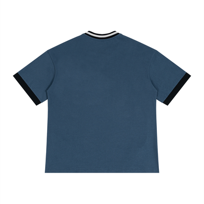 "T.I.G." Unisex Color Block V-Neck T-Shirt