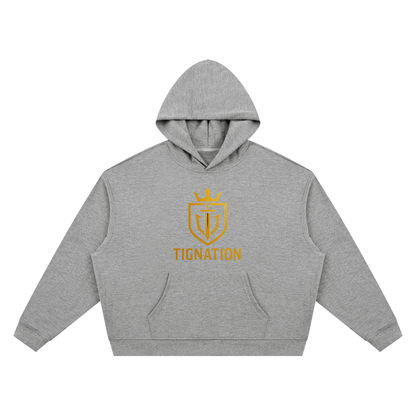 "T.I.G." Unisex Waffle Boxy Hoodie